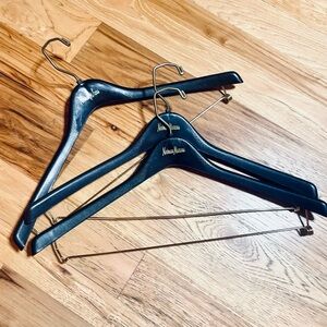 Neiman Marcus Black Wooden Hangers